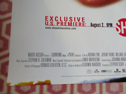 LOLITA US ONE SHEET ROLLED POSTER JEREMY IRONS MELANIE GRIFFITH 1997 - Rendezvous Cinema