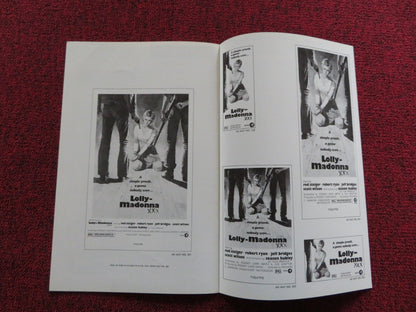 LOLLY - MADONNA US PRESSBOOK - UNCUT ROD STEIGER JEFF BRIDGES 1973 Rendezvous Cinema Movie posters