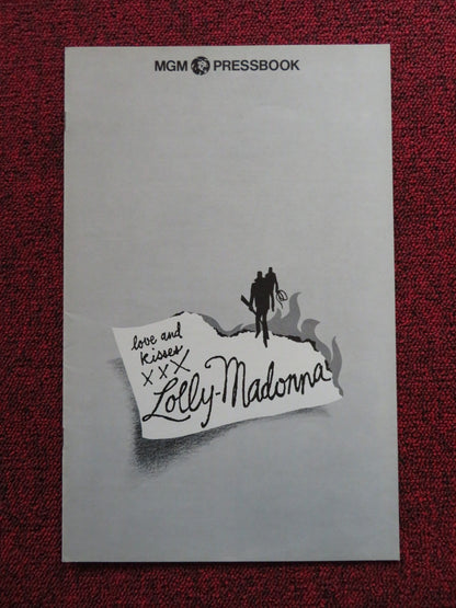 LOLLY - MADONNA US PRESSBOOK - UNCUT ROD STEIGER JEFF BRIDGES 1973 Rendezvous Cinema Movie posters