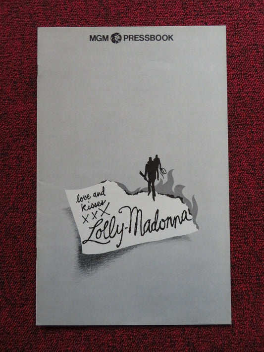 LOLLY - MADONNA US PRESSBOOK - UNCUT ROD STEIGER JEFF BRIDGES 1973 Rendezvous Cinema Movie posters