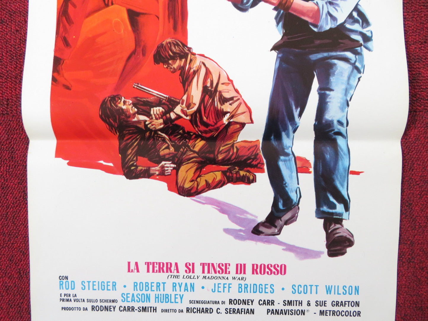 LOLLY - MADONNA XXX ITALIAN LOCANDINA POSTER ROD STEIGER JEFF BRIDGES 1973 Rendezvous Cinema Movie posters