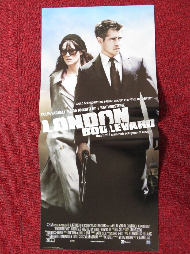 LONDON BOULEVARD ITALIAN LOCANDINA (26.5"x12.5") POSTER COLIN FARRELL 2010 Rendezvous Cinema Movie posters