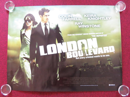 LONDON BOULEVARD UK QUAD (30"x 40") ROLLED POSTER COLIN FARRELL 2010 Rendezvous Cinema Movie posters