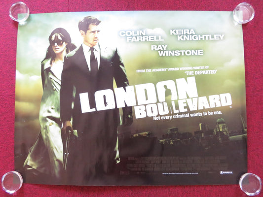 LONDON BOULEVARD UK QUAD (30"x 40") ROLLED POSTER COLIN FARRELL 2010 Rendezvous Cinema Movie posters