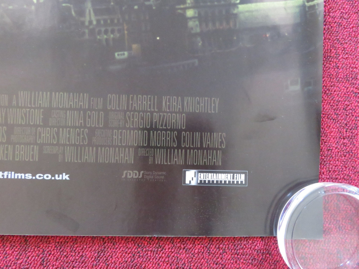 LONDON BOULEVARD UK QUAD (30"x 40") ROLLED POSTER COLIN FARRELL 2010 Rendezvous Cinema Movie posters