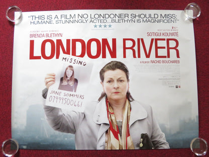 LONDON RIVER UK QUAD (30"x 40") ROLLED POSTER BRENDA BLETHYN S. KOUYATE 2009 Rendezvous Cinema Movie posters