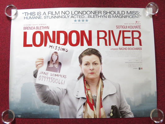 LONDON RIVER UK QUAD (30"x 40") ROLLED POSTER BRENDA BLETHYN S. KOUYATE 2009 Rendezvous Cinema Movie posters