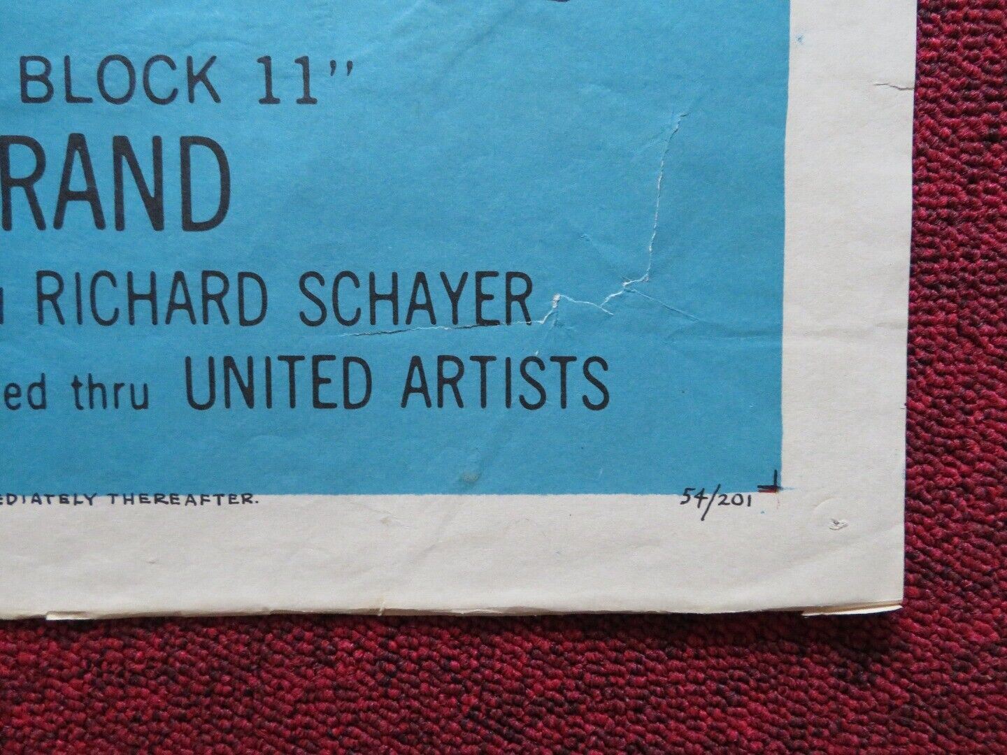 LONE GUN FOLDED US ONE SHEET POSTER GEORGE MONTGOMERY DOROTHY MALONE 1954 Movie posters