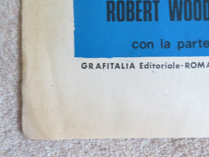 LONE HUNTER OF THE WILD NORTH ITALIAN 2 FOGLIO POSTER ROBERT WOODS 1975 Rendezvous Cinema Movie posters