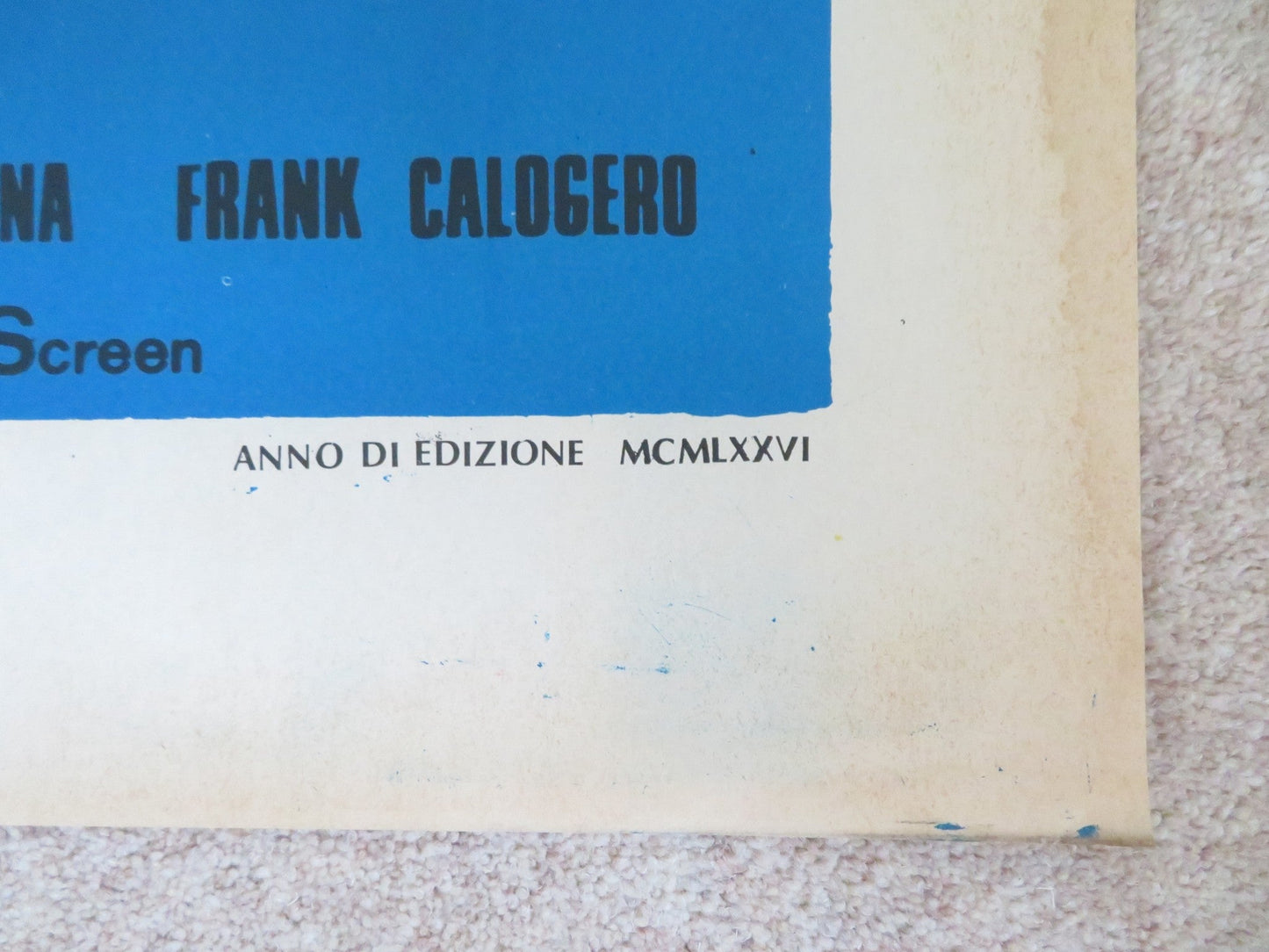 LONE HUNTER OF THE WILD NORTH ITALIAN 2 FOGLIO POSTER ROBERT WOODS 1975 Rendezvous Cinema Movie posters