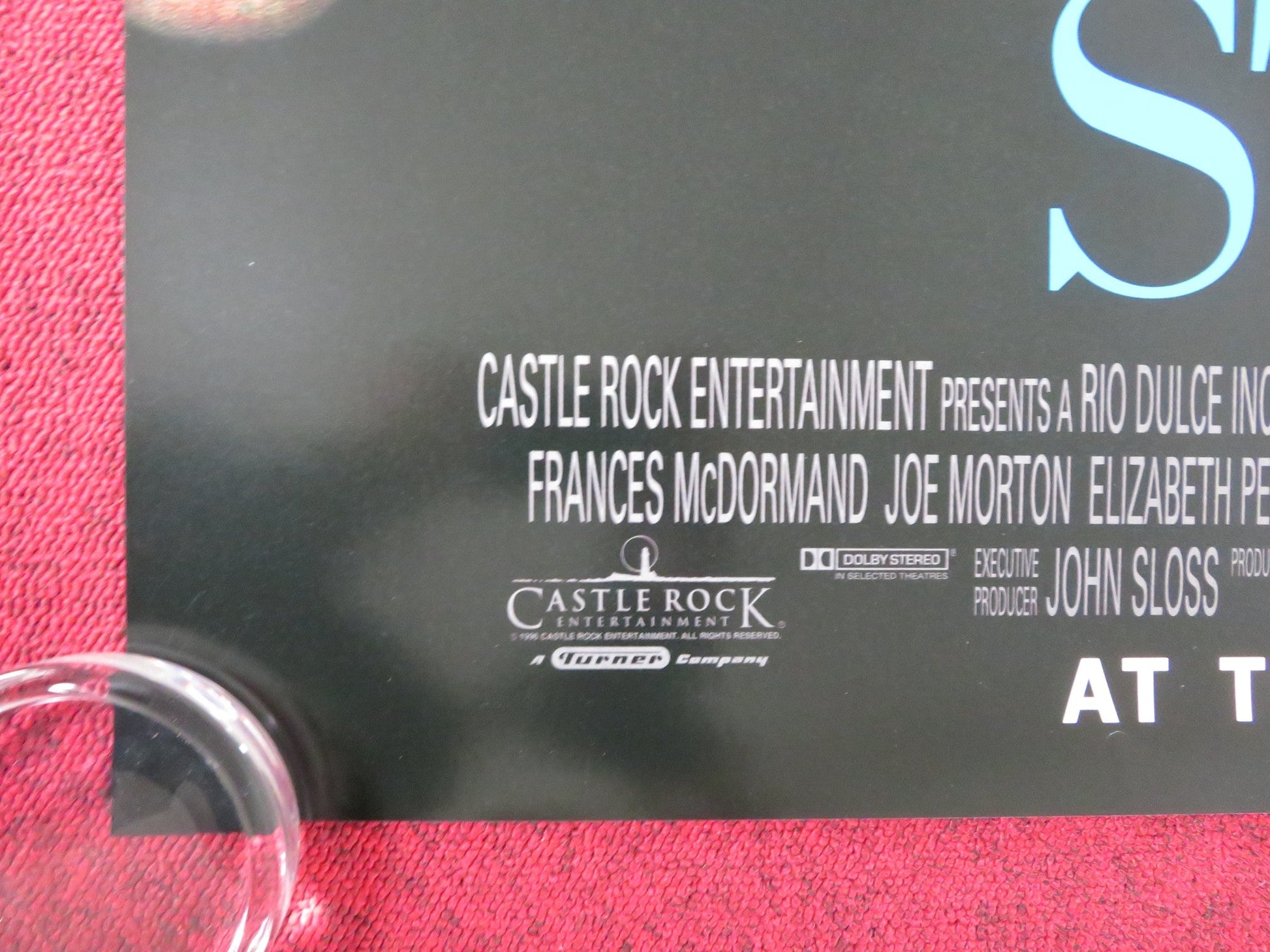 LONE STAR - B US ONE SHEET ROLLED POSTER RON CANADA CHRIS COOPER 1996 Rendezvous Cinema Movie posters