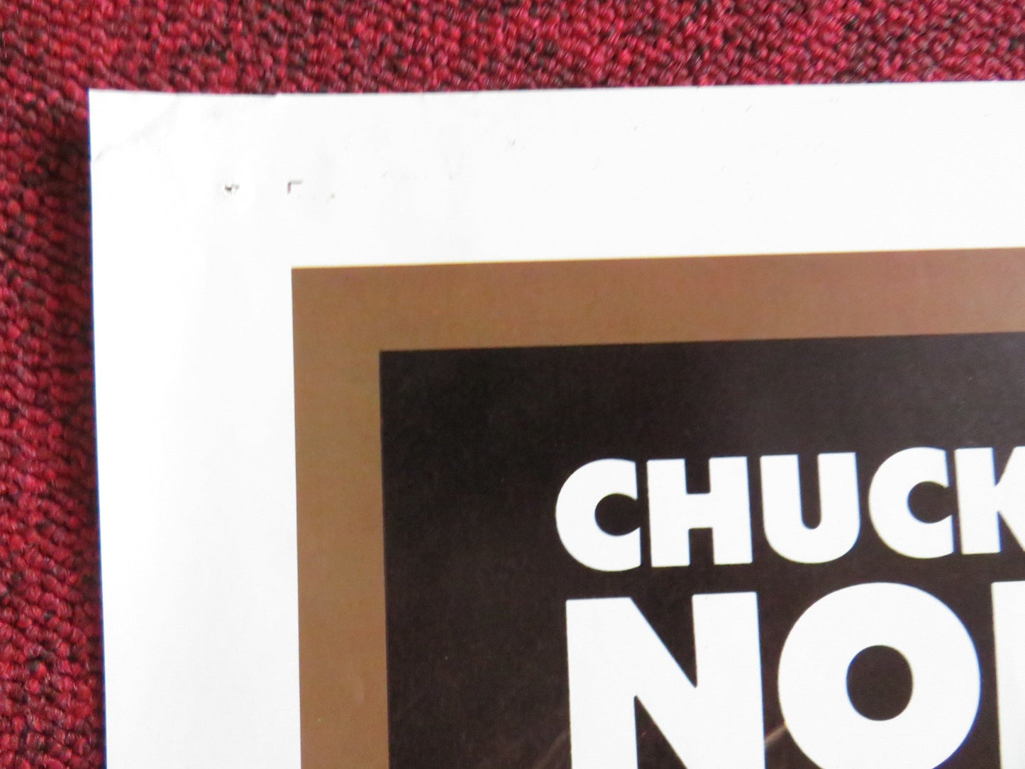 LONE WOLF MCQUADE FOLDED US ONE SHEET POSTER CHUCK NORRIS DAVID CARRADINE 1983 Rendezvous Cinema Movie posters