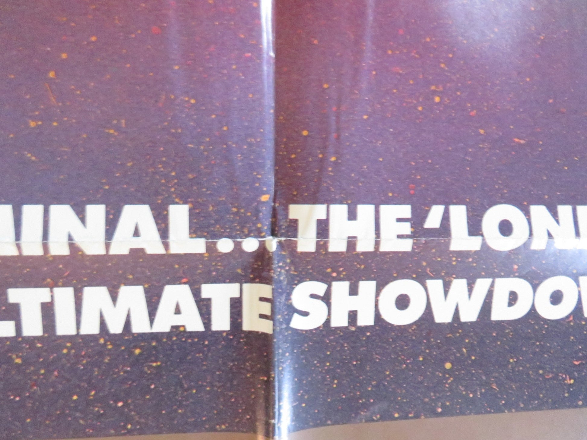 LONE WOLF MCQUADE FOLDED US ONE SHEET POSTER CHUCK NORRIS DAVID CARRADINE 1983 Rendezvous Cinema Movie posters