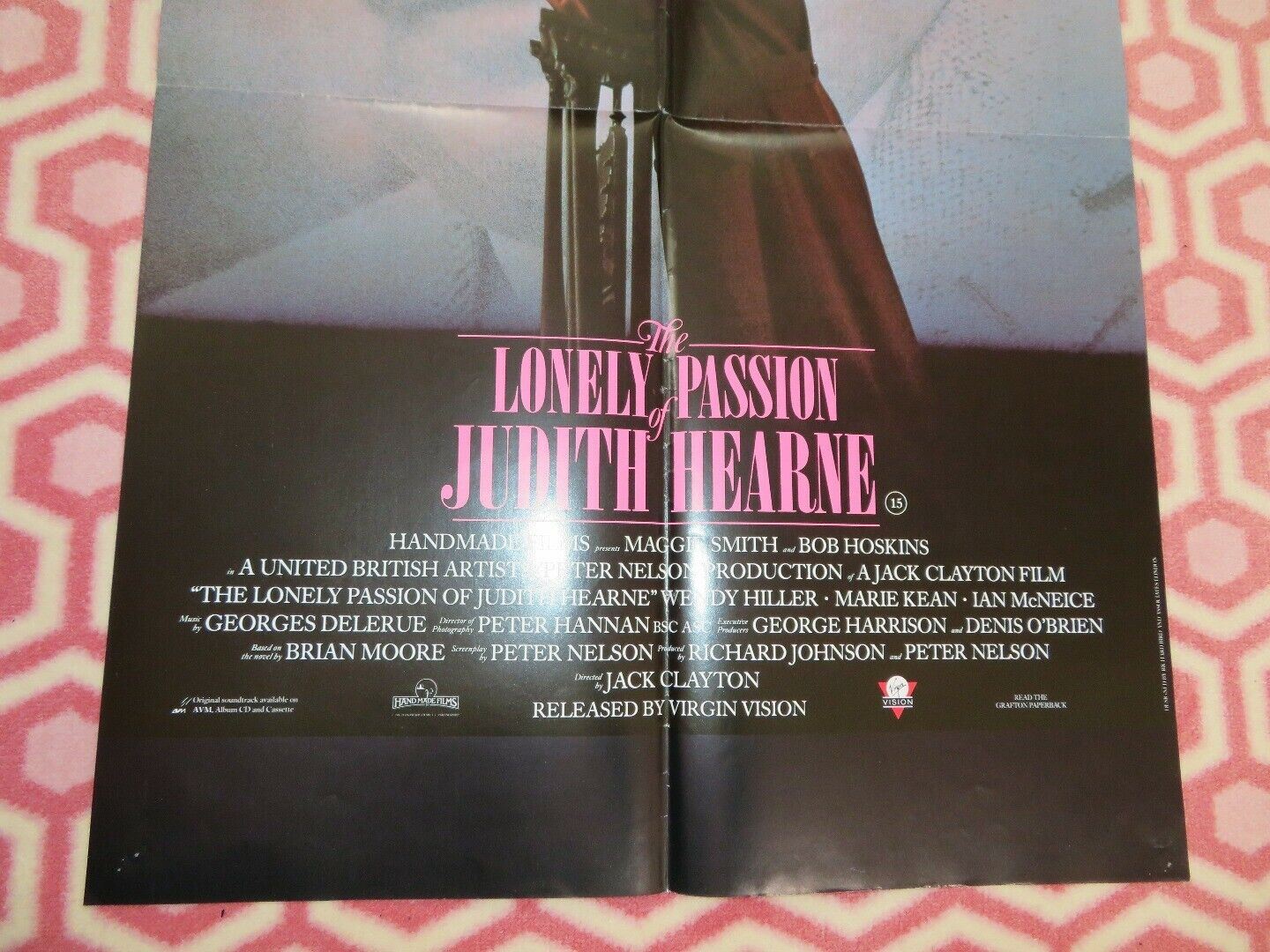 LONELY PASSION OF JUDITH HEARNE UK DOUBLE CROWN POSTER MAGGIE SMITH 1987 Rendezvous Cinema Movie posters