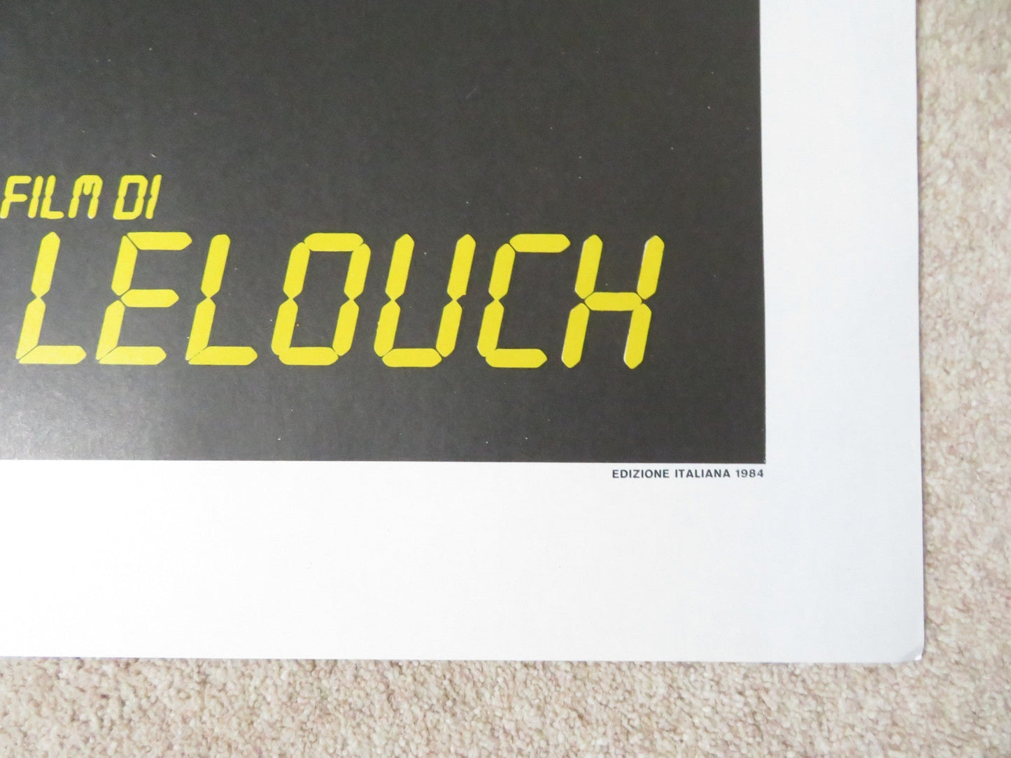 LONG LIVE LIFE ITALIAN 2 FOGLIO POSTER CHARLOTTE RAMPLING MICHEL PICCOLI 1984 Rendezvous Cinema Movie posters