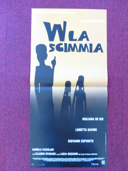 LONG LIVE THE MONKEY ITALIAN LOCANDINA POSTER GIULIANA DE SIO LUNETTA SAVINO Rendezvous Cinema Movie posters
