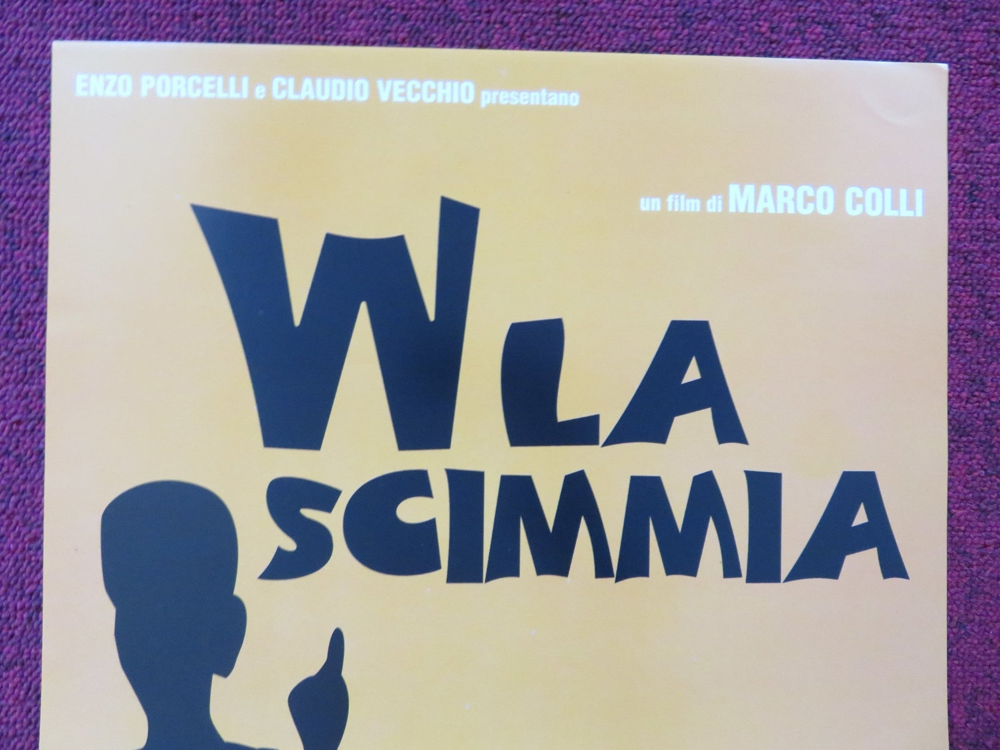 LONG LIVE THE MONKEY ITALIAN LOCANDINA POSTER GIULIANA DE SIO LUNETTA SAVINO Rendezvous Cinema Movie posters