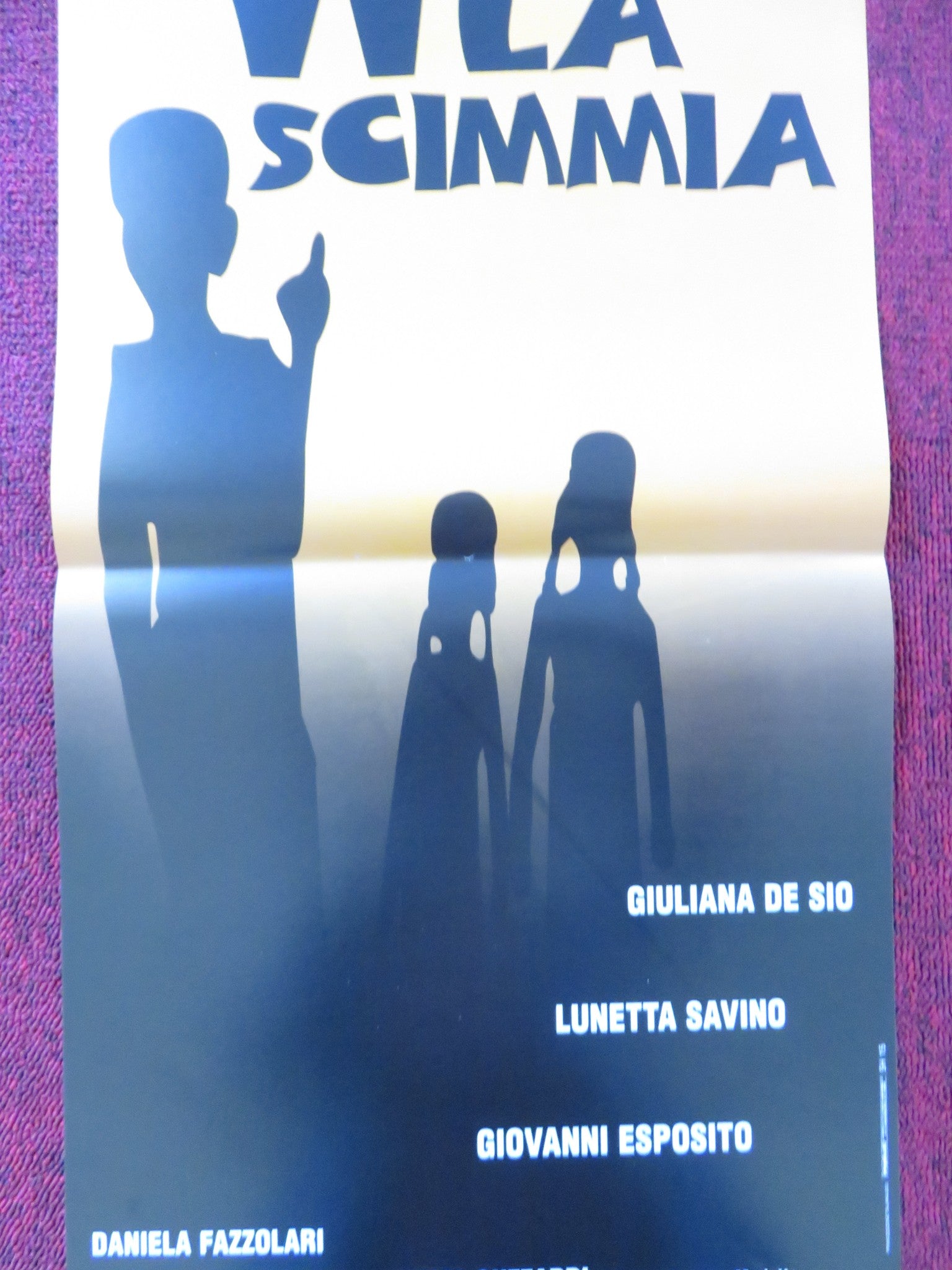 LONG LIVE THE MONKEY ITALIAN LOCANDINA POSTER GIULIANA DE SIO LUNETTA SAVINO Rendezvous Cinema Movie posters