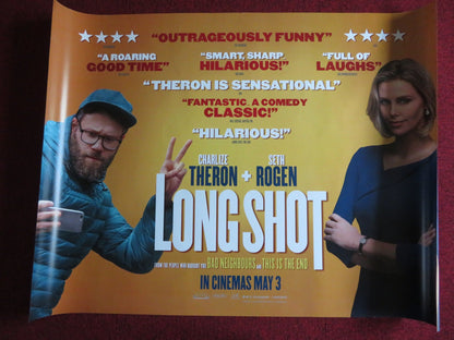 LONG SHOT UK QUAD (30"x 40") ROLLED POSTER SETH ROGEN CHARLIZE THERON 2019 Rendezvous Cinema Movie posters
