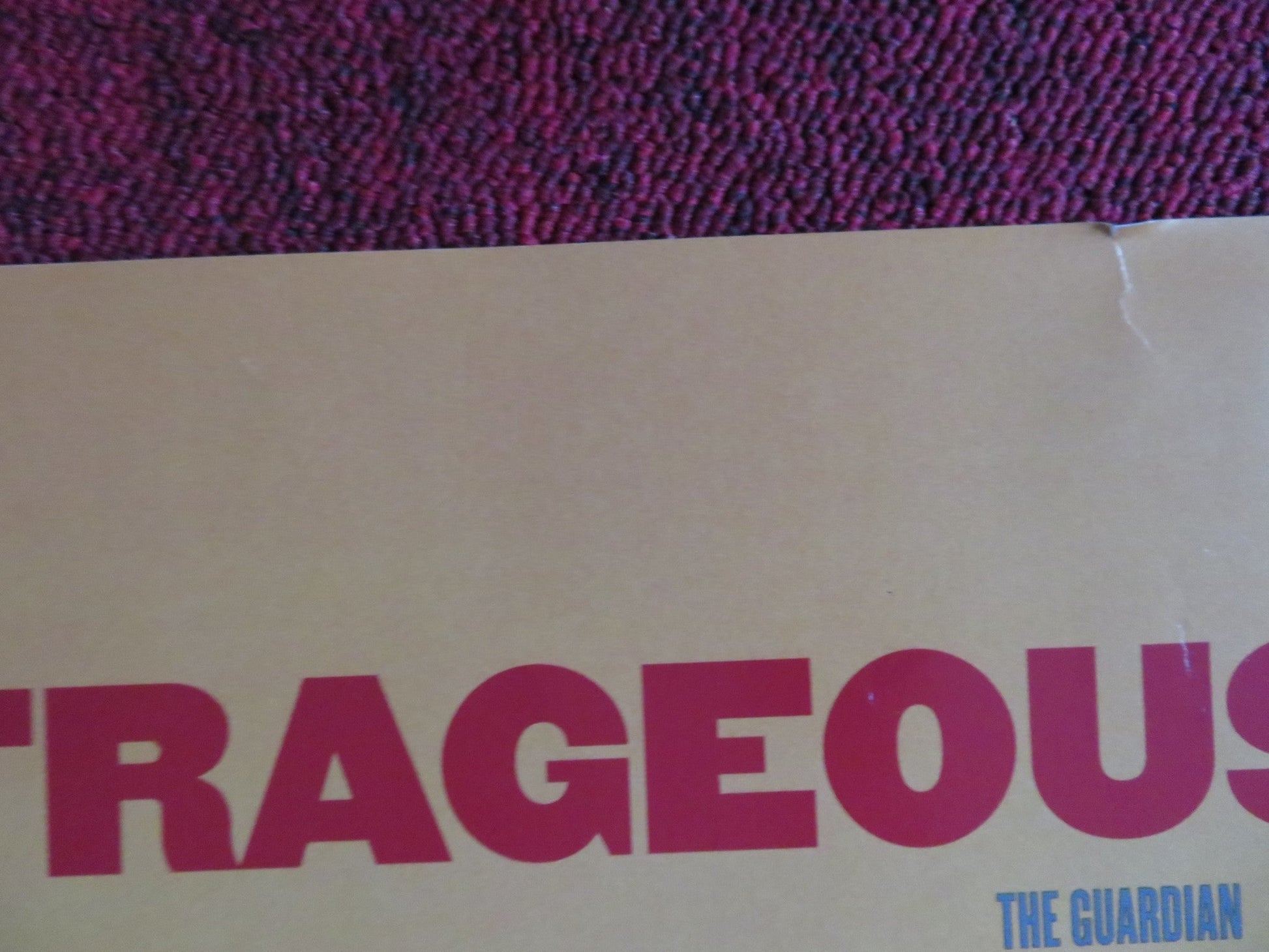 LONG SHOT UK QUAD (30"x 40") ROLLED POSTER SETH ROGEN CHARLIZE THERON 2019 Rendezvous Cinema Movie posters