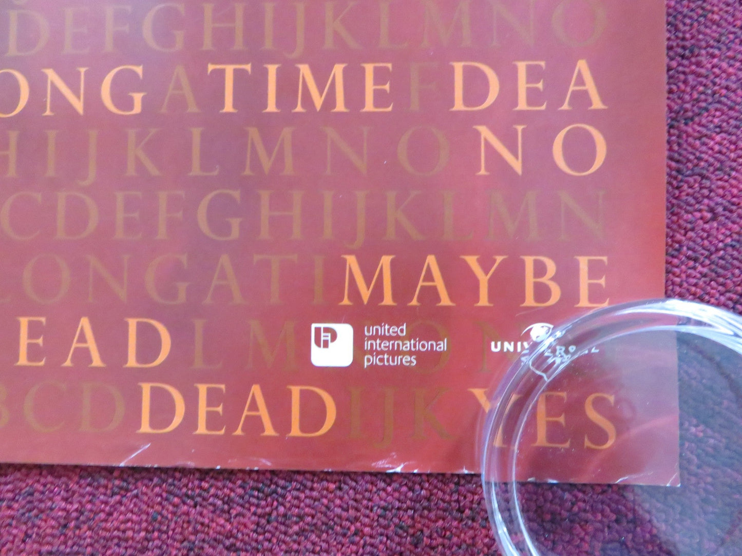 LONG TIME DEAD - B UK QUAD (30"x 40") ROLLED POSTER JOE ABSOLOM L. BELMONT 2002 Rendezvous Cinema Movie posters