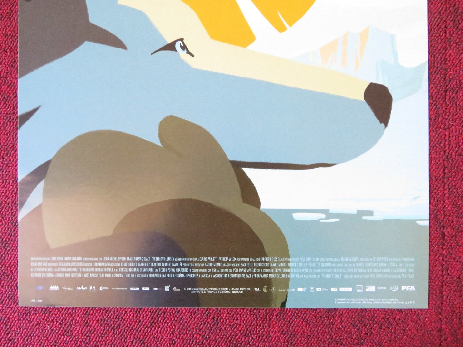 LONG WAY NORTH ITALIAN LOCANDINA POSTER REMMI CHAYE 2015 Rendezvous Cinema Movie posters