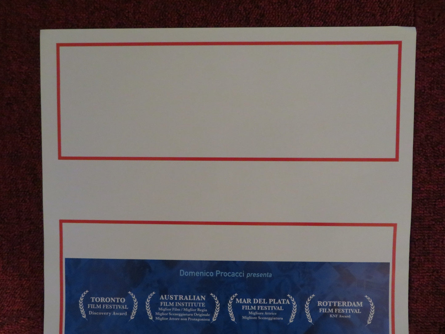 LOOK BOTH WAYS ITALIAN LOCANDINA POSTER JUSTINE CLARK ANTHONY HAYES 2005 Rendezvous Cinema Movie posters