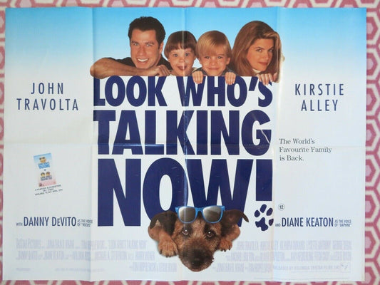 LOOK WHO'S TALKING NOW BRITISH QUAD (30"x 40")POSTER JOHN TRAVOLTA KIRSTIE ALLEY Movie posters