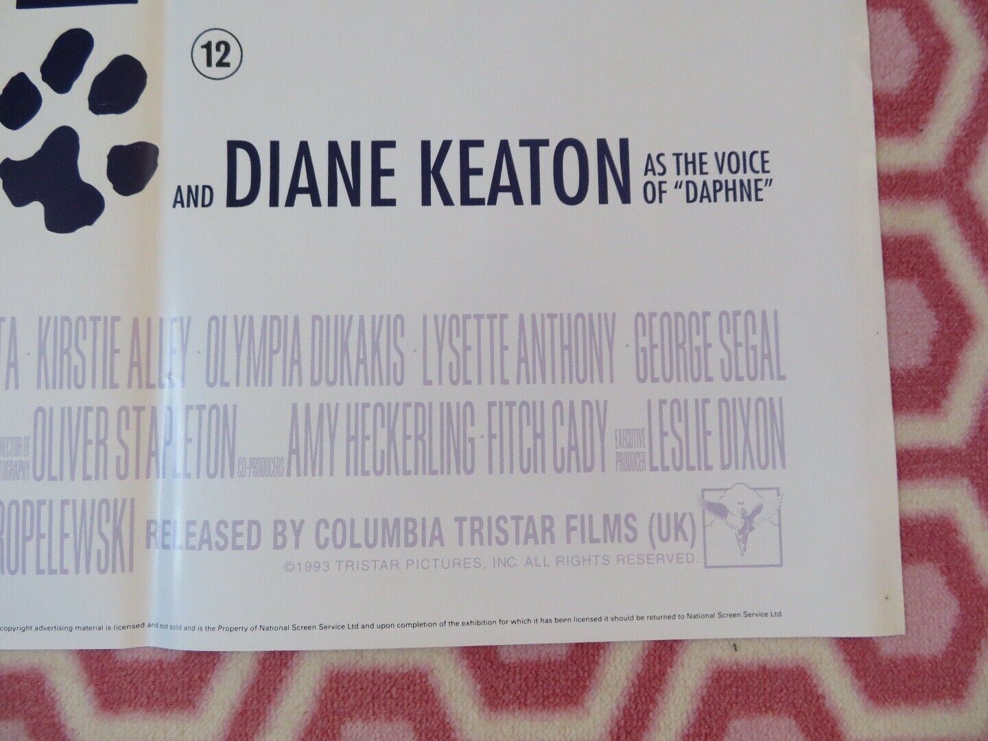 LOOK WHO'S TALKING NOW BRITISH QUAD (30"x 40")POSTER JOHN TRAVOLTA KIRSTIE ALLEY Movie posters