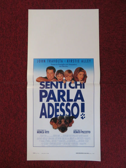 LOOK WHO'S TALKING NOW ITALIAN LOCANDINA POSTER JOHN TRAVOLTA KIRSTIE ALLEY 1993 Rendezvous Cinema Movie posters
