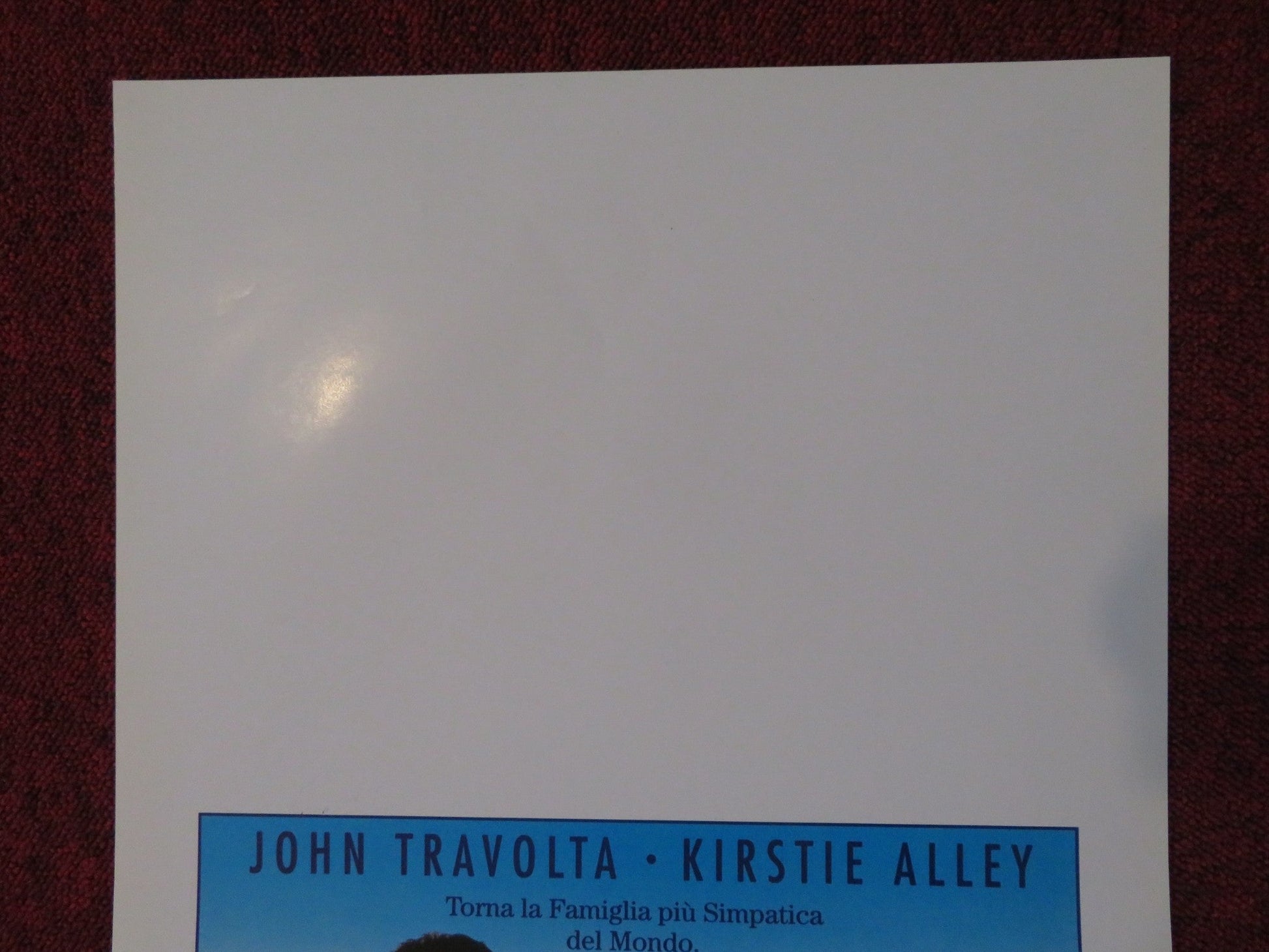 LOOK WHO'S TALKING NOW ITALIAN LOCANDINA POSTER JOHN TRAVOLTA KIRSTIE ALLEY 1993 Rendezvous Cinema Movie posters