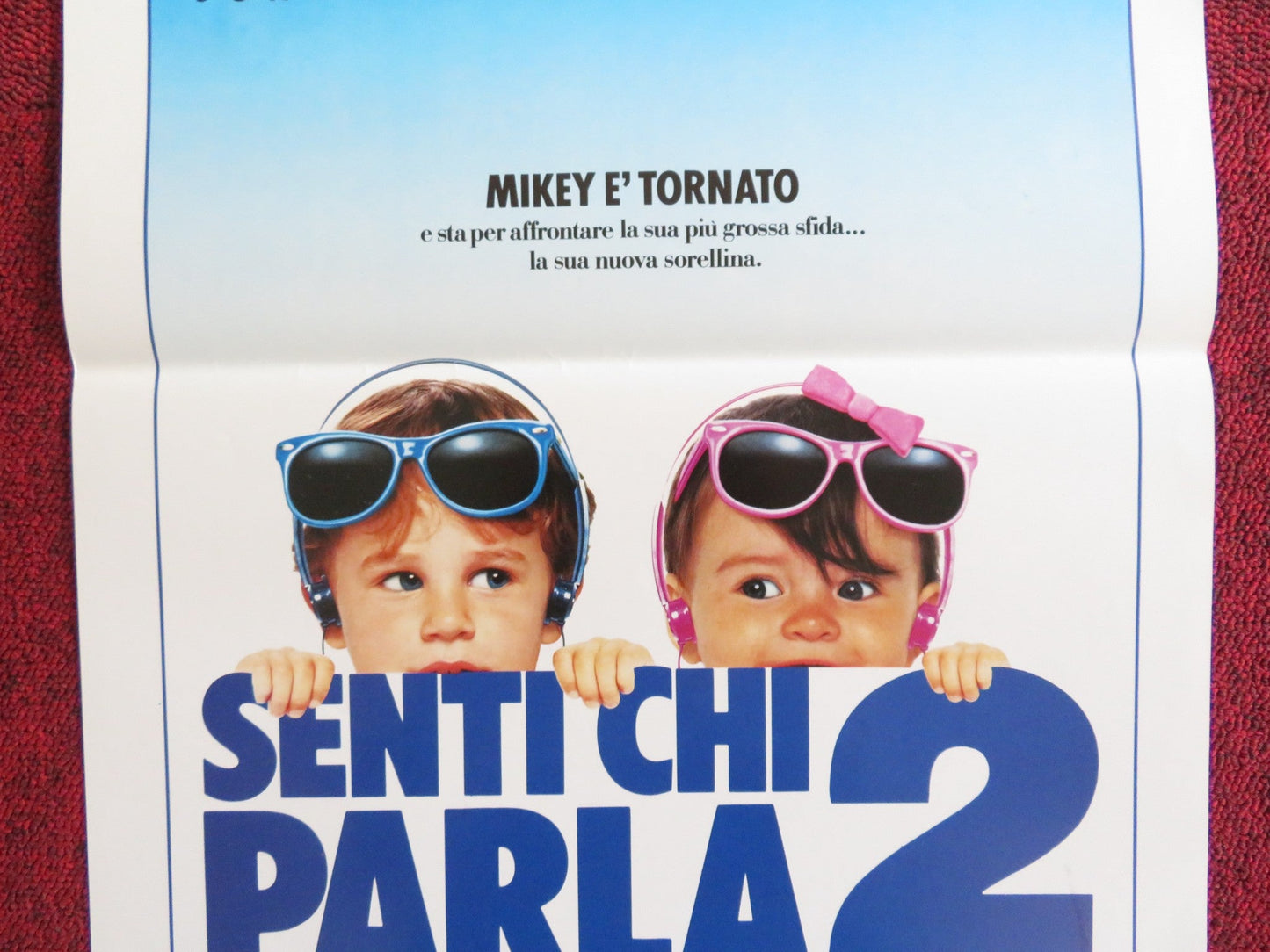 LOOK WHO'S TALKING TOO ITALIAN LOCANDINA POSTER JOHN TRAVOLTA KIRSTY ALLEY 1990 Rendezvous Cinema Movie posters