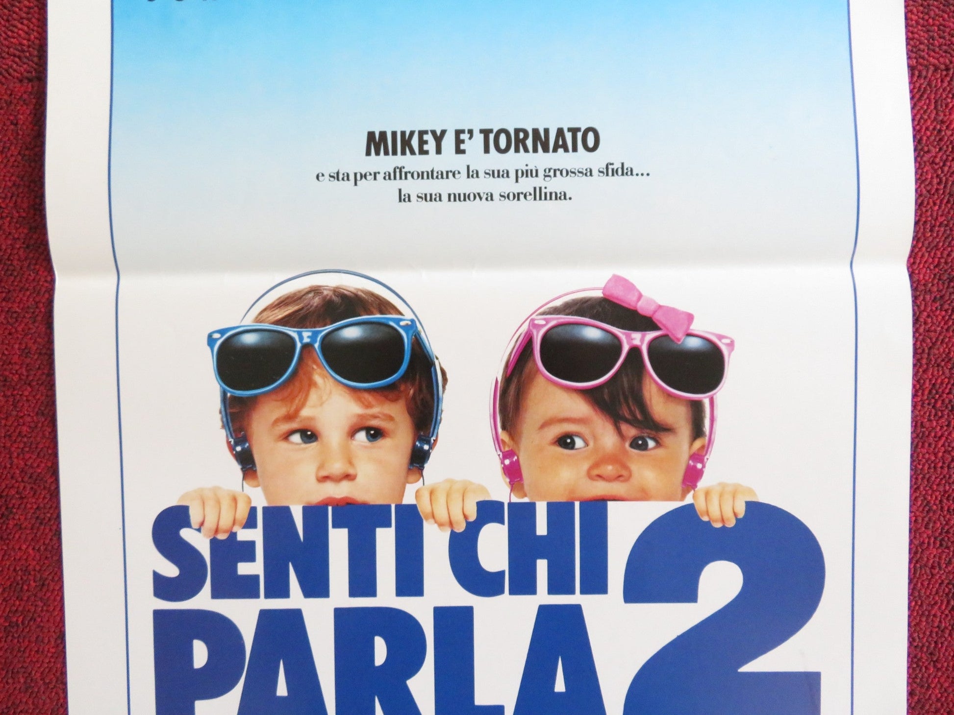 LOOK WHO'S TALKING TOO ITALIAN LOCANDINA POSTER JOHN TRAVOLTA KIRSTY ALLEY 1990 Rendezvous Cinema Movie posters