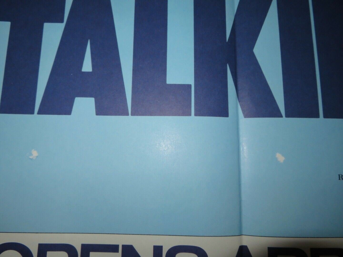 LOOK WHOS TALKING UK DOUBLE CROWN POSTER JOHN TRAVOLTA 1989 Rendezvous Cinema Movie posters