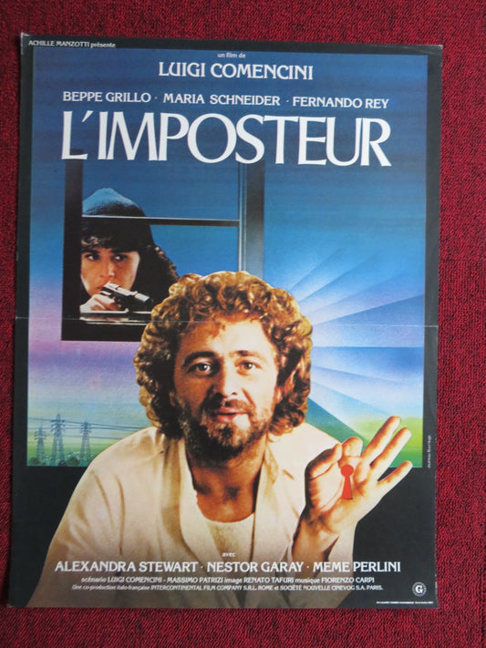 LOOKING FOR JESUS FRENCH POSTER BEPPE GRILLO MARIA SCHNEIDER 1982 Rendezvous Cinema Movie posters