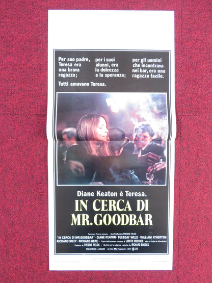 LOOKING FOR MR. GOODBAR ITALIAN LOCANDINA POSTER DIANE KEATON TUESDAY WELD 1978 Rendezvous Cinema Movie posters