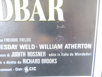 LOOKING FOR MR. GOODBAR ITALIAN LOCANDINA POSTER DIANE KEATON TUESDAY WELD 1978 Rendezvous Cinema Movie posters