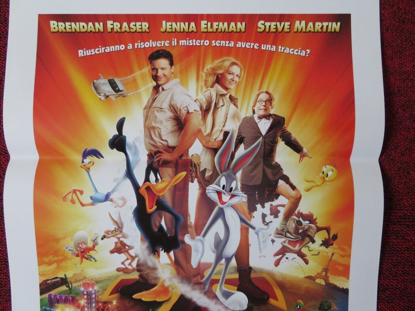 LOONEY TUNES BACK IN ACTION ITALIAN LOCANDINA (27.5"x13") POSTER B FRASER 2003 - Rendezvous Cinema