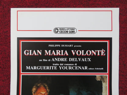 L'OPERA AL NERO ITALIAN LOCANDINA POSTER GIAN MARIA VOLONTE 1988 Rendezvous Cinema Movie posters