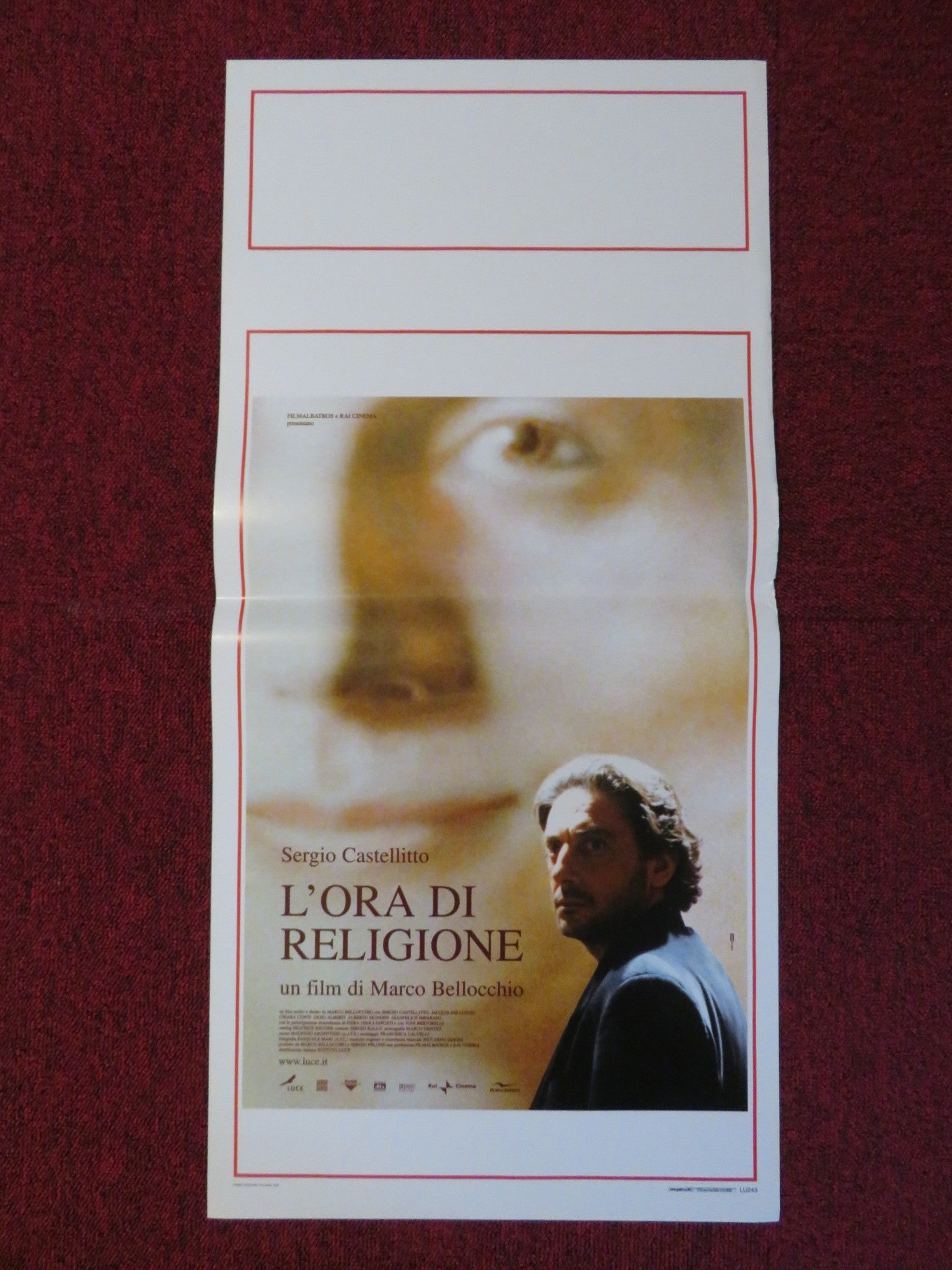 L'ORA DI RELIGIONE ITALIAN LOCANDINA POSTER SERGIO CASTELLITTO 2002 Rendezvous Cinema Movie posters