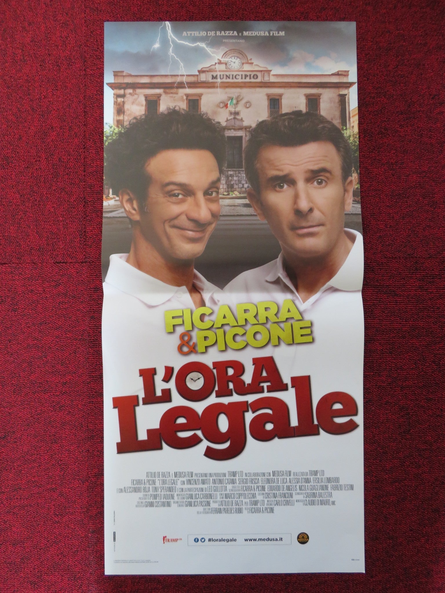 L'ORA LEGALE ITALIAN LOCANDINA POSTER FICARRA PICONE 2017 Rendezvous Cinema Movie posters