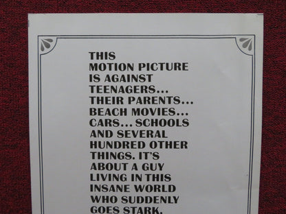 LORD LOVE A DUCK US INSERT (14"x 36") POSTER RODDY MCDOWALL TUESDAY WELD 1966 Rendezvous Cinema Movie posters