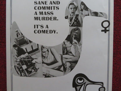 LORD LOVE A DUCK US INSERT (14"x 36") POSTER RODDY MCDOWALL TUESDAY WELD 1966 Rendezvous Cinema Movie posters