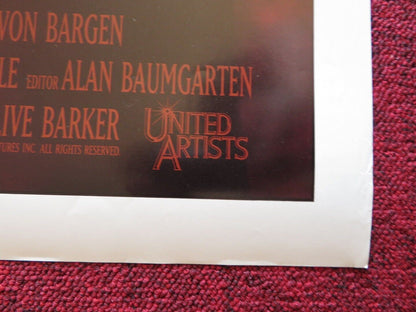 LORD OF ILLUSIONS US ONE SHEET ROLLED POSTER CLIVE BARKER J. TREVOR EDMUND 1995 Movie posters