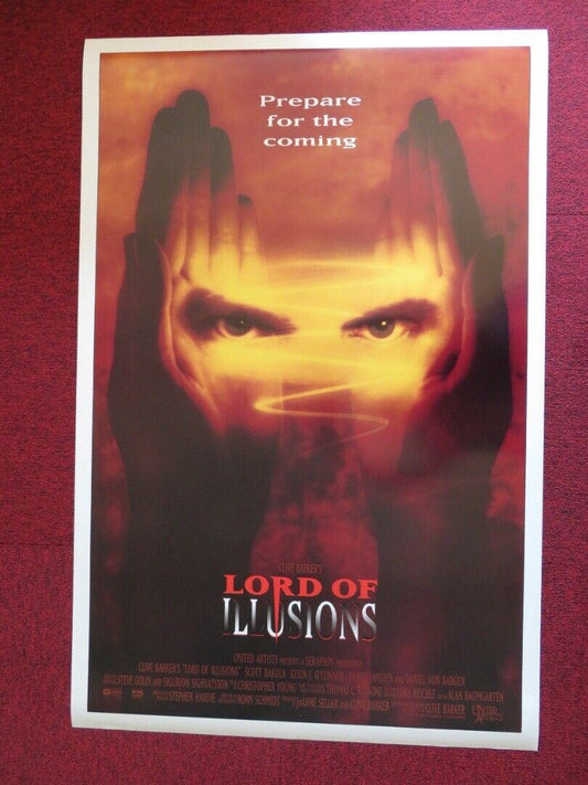 LORD OF ILLUSIONS US ONE SHEET ROLLED POSTER CLIVE BARKER J. TREVOR EDMUND 1995 Movie posters