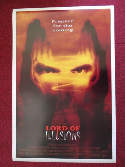 LORD OF ILLUSIONS US ONE SHEET ROLLED POSTER CLIVE BARKER SCOTT BAKULA 1995 Movie posters
