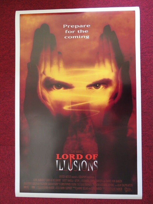LORD OF ILLUSIONS US ONE SHEET ROLLED POSTER CLIVE BARKER SCOTT BAKULA 1995 Movie posters