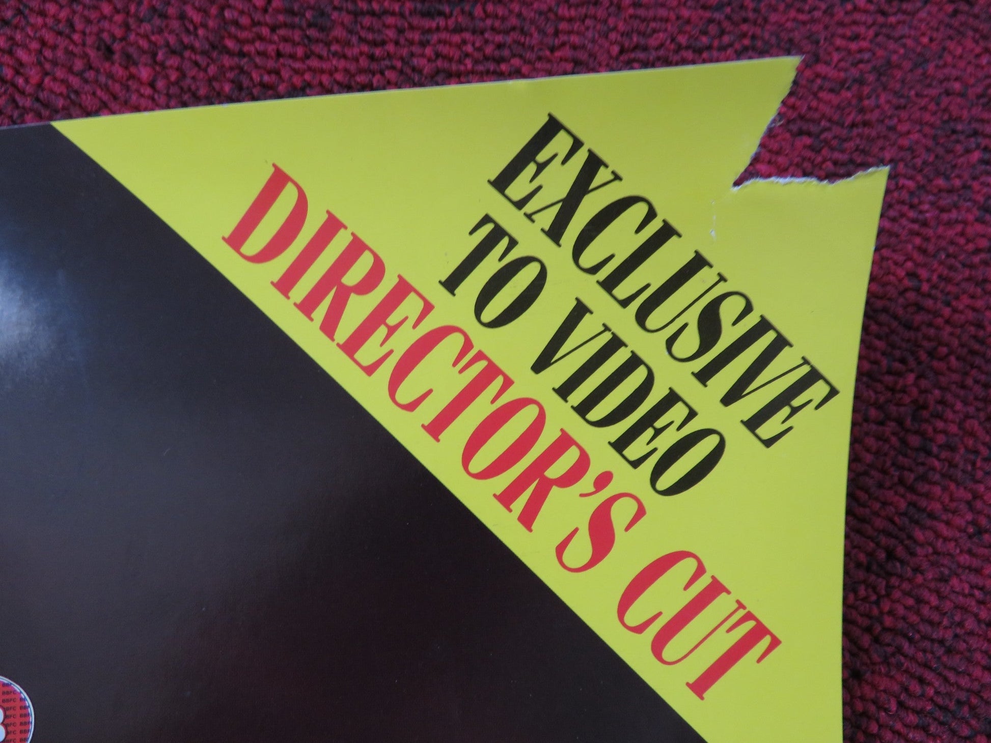 LORD OF ILLUSIONS VHS VIDEO POSTER CLIVE BARKER TREVOR EDMOND 1995 Rendezvous Cinema Movie posters