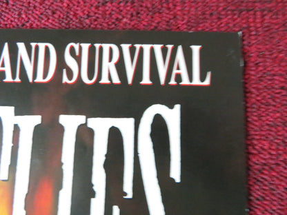 LORD OF THE FLIES VHS VIDEO POSTER FOLDED HARRY HOOK 1990 Rendezvous Cinema Movie posters