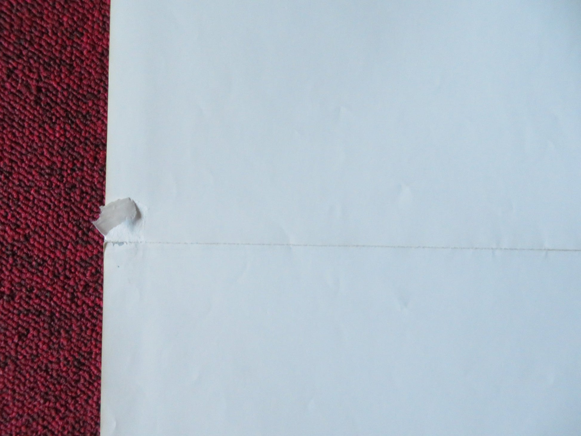 LORD OF THE FLIES VHS VIDEO POSTER FOLDED HARRY HOOK 1990 Rendezvous Cinema Movie posters